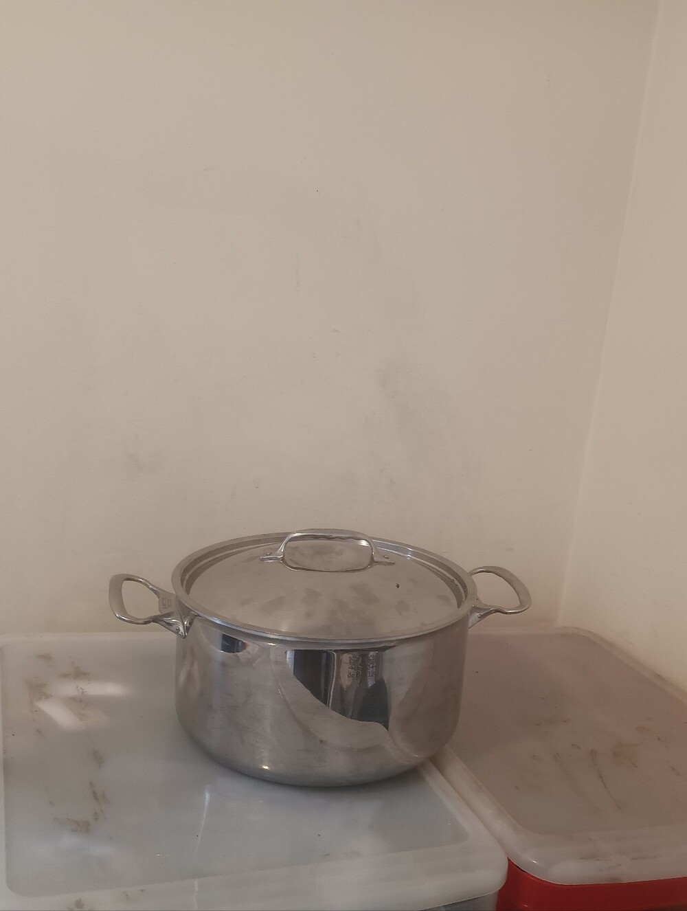 Stainless Steel Stew Pot with Lid - Silver